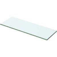 Berkfield Home Shelf Panel Glass Clear 50x12 cm
