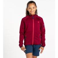 Dare 2b Explore Full Zip Active Hooded Fleece in Red | Size: 5-6 Years