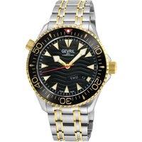 Hudson Yards 48832B Swiss Automatic 3 Hands, SW200 Movement Tungsten Ring, Damascus Steel Dial Watch