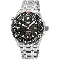 Hudson Yards 48832B Swiss Automatic 3 Hands, SW200 Movement Tungsten Ring, Damascus Steel Dial Watch