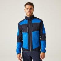 Regatta E-Volve Stretch Colour Block Full Zip Midlayer in Mid Navy | Size: XL