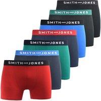 Smith&Jones Men's Kesden Boxers 7 Pack | Size: Medium