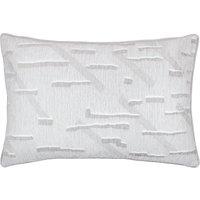Evans Lichfield Tresse Jacquard Cushion in Grey | Size: 40 cm x 60 cm