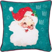 Evans Lichfield Vintage Santa Printed Cushion | Size: 43 cm x 43 cm