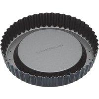 MasterClass Non-Stick Raised Flan Tin, 20cm in Grey