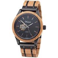 Waidzeit Men's Whisky Bourbon Automatic Watch in Light Oak