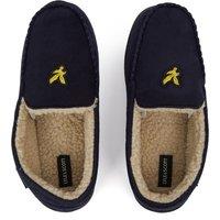 Lyle & Scott Men's Aspen Slippers Peacoat in Navy | Size: Large