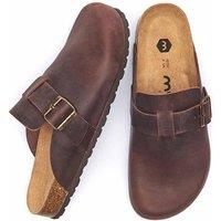 Moshulu Men's 'Buckator' Cork Footbed Clogs in Chocolate | Size: 7