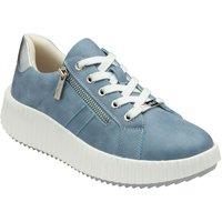 Lotus Women's 'Kora' Zip-Up Fashion Trainers in Blue | Size: 5