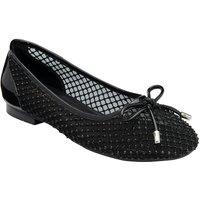 Lotus Women's 'Americas' Flat Ballerina Shoes in Black | Size: 5