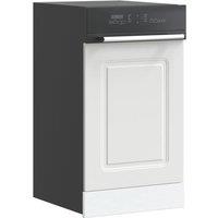Berkfield Home Dishwasher Panel Kalmar White 45x1.5x67 cm Engineered Wood in White | Size: 45x1.5x67 cm