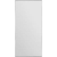 MirrorOutlet Silver Aluminium Edged Wall Leaner Mirror 68" X 33" (174 X 85CM) | Size: 1 Pack