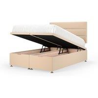 Bedmaster Plush Velvet Ottoman Divan Base in Natural | Size: Super King