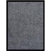 Berkfield Home Doormat Striped Grey 60x80 cm