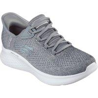 Skechers Women's Skech-Lite Pro Natural Trainer in Grey | Size: 7