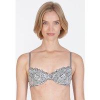 Little Women Women's 'Antonia' Fixed Padded Underwired Bra in Grey | Size: 42AA