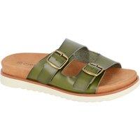 Cipriata Women's Tiberia Mule Sandals in Green | Size: 5