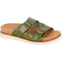 Cipriata Women's Tiberia Mule Sandals in Green | Size: 4
