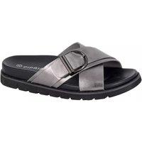 Cipriata Women's Dalia Mule Sandals in Silver | Size: 5