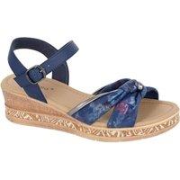 Cipriata Women's Sarina Metallic Sandals in Navy | Size: 8