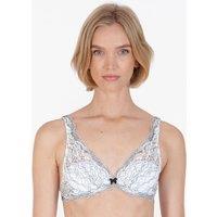 Little Women Women's 'Misty' High Apex Lightly Padded Underwired Bra in White | Size: 36AA