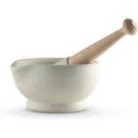 Milton Brook Mortar & Pestle, Size 4, 17cm Diameter, White MB947006 in Natural | Size: A