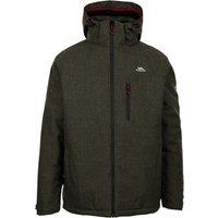 Trespass Men's Fyfinn Padded Waterproof Jacket in Khaki | Size: XL