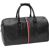 PRIMEHIDE Men's 'Texan' Leather Duffle Travel Bag in Black