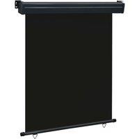 Berkfield Home Balcony Side Awning 140x250 cm Black