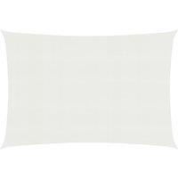 Sunshade Sail 160 g/m White 5x7 m HDPE