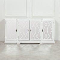 Glasstone Breakfont White Mirror Front Sideboard