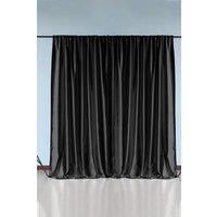 Neel Blue Polyester Washable Blackout Backdrop - 3x6 Metres in Black