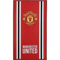 Manchester United FC Core Stripe Towel in Red