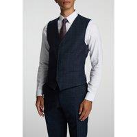 Alexandre Of England Slim Fit Overcheck Vest