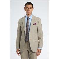 Racing Green Men's Check Trousers in Beige | Size: 46R