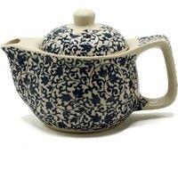 KDMD Small Herbal Teapot - Blue Pattern