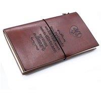 KDMD Handmade Leather Journal - True Friends - Brown (80 pages)