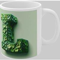 Simply Stunning Mugs Personalised 3D Clover Letter L & Name Lucky Mug Unique Design in White