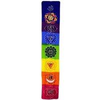 KDMD Chakra Drop Banner - Rainbow 183x35cm | Size: 183x35 cm