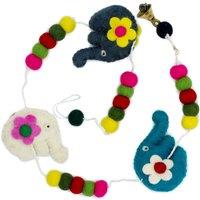 KDMD Felt Wall Hanging -Elephants (random colours)