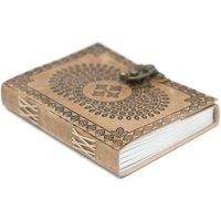 KDMD Leather Blue Mandala Notebook (7x5")