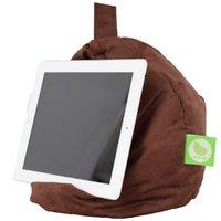 Bean Lazy Chocolate Suede iPad, eReader & Book Mini Bean Bag in Brown