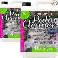 Homefront Ready to Use Patio Cleaner Deeply Cleans to Remove Dirt & Grime 10L in Clear