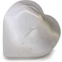 KDMD Selenite Heart - 10 cm in Grey