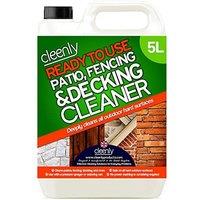 cleenly Ready to Use Patio Cleaner Removes Dirt & Grime From Patios 15L in Clear