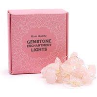 KDMD Gemstone Enchantment Lights - Rose Quartz in Pink