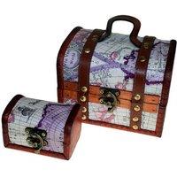 KDMD Sets of 2 Colonial Boxes - Atlas Design