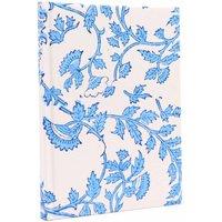 KDMD Cotton Bound Notebooks 20x15cm - 96 pages - Pale Blue Floral | Size: 20x15 cm