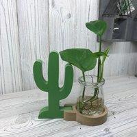 KDMD Hydroponic Home Decor - Cactus Pot in Green