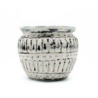 KDMD Greek Clay Plant Pot - Cream 12cm